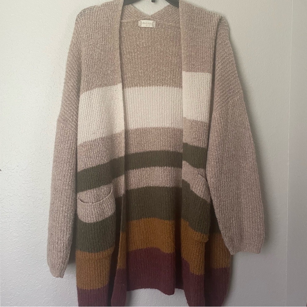 Altar’d State | Striped open front cardigan, sz M/L